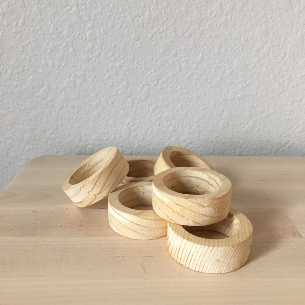 Natural Wooden Napkin Holders